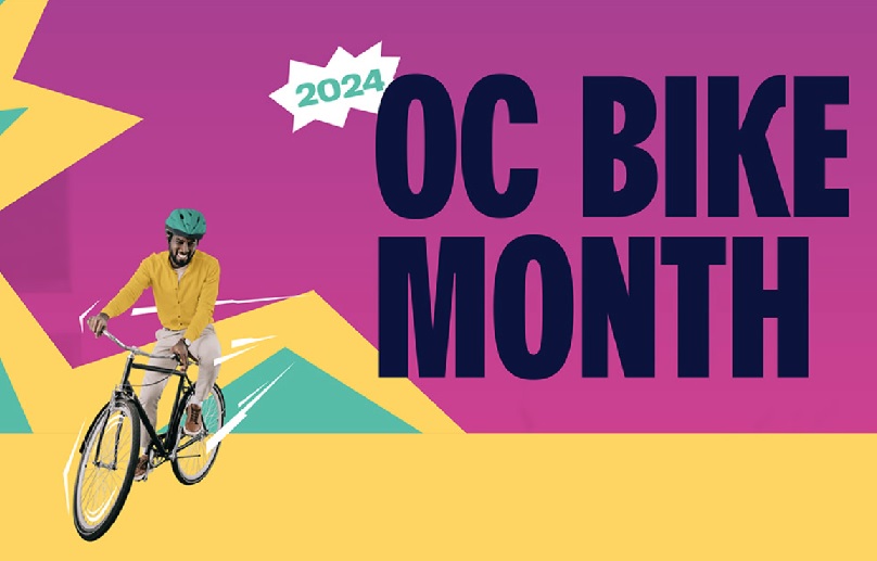 May is #BikeMonth and OCTA is encouraging people of all ages to try active #transportation by #bicycle. A bike ride/rally is planned May 15. Pledge to ride and enter to win a prize package. For more info on how to “Grab Life By the Handlebars,” visit: bit.ly/4boVROf