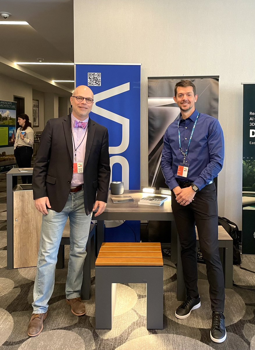 Turns out trade shows are much more comfortable when you bring your own seating. 😌 Thank you to our partners at BEGA for joining us at the American Society of Landscape Architects Regional Conference! We are excited to introduce BEGA furniture to the design community.