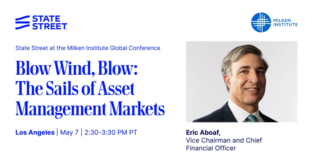 Are #privatemarkets the answer to today’s challenging lending environment? For many #assetmanagers, private markets remain the largest opportunity in the current complex macroeconomic conditions. Eric Aboaf, vice chairman and CFO, will join today’s @MilkenInstitute’s panel