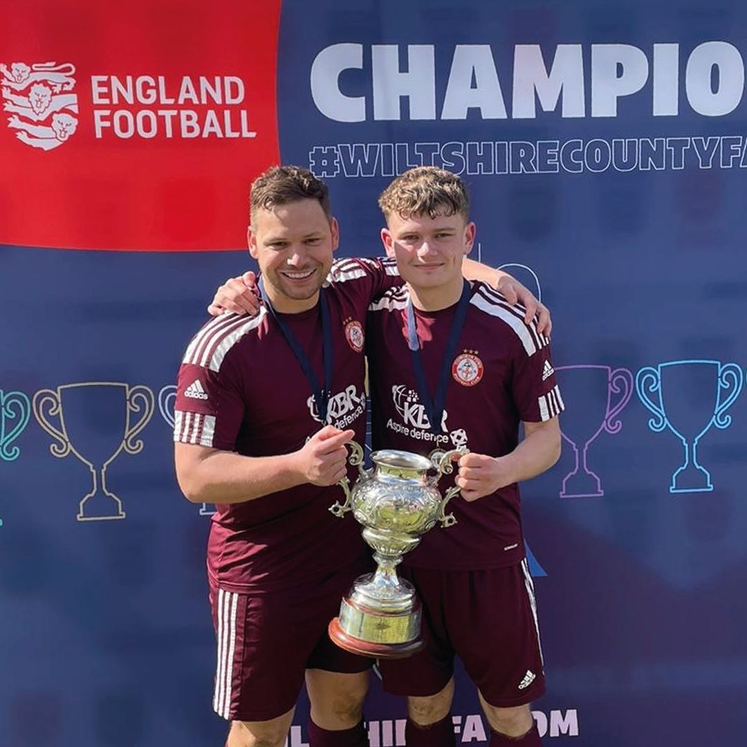 .@GerwynGriffiths and @RyanGriff09 have already won 2️⃣ trophies with @TidworthTownFC1 playing on the same team, with Ryan also part of the Senior Cup-winning @DowntonFC side. 

Read the fantastic story of Wiltshire's footballing father-and-son duo 👇

buff.ly/3wwk8D6