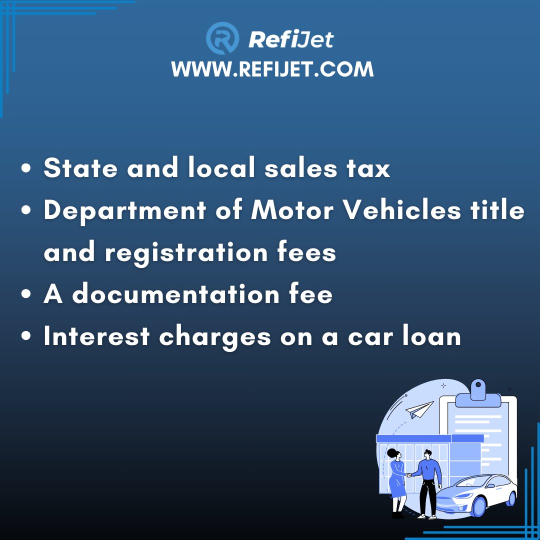 What is included in the “out-the-door price”? Follow us for more car tips.

Visit refijet.com and save
•
#autoloans #autoloan #carloans #california #colorado #texas #florida #maryland #connecticut #minnesota #illinois #arizona #michigan #wisconsin #nevada