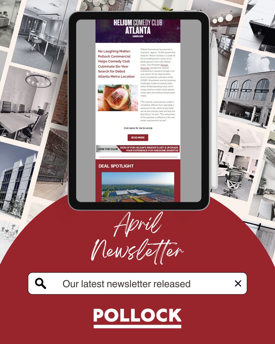 Pollock’s spring newsletter is out: The unique story of Katie Sentell has gone national! Also learn about deals that only happen with special effort & connections, including a 6-year search.

#newsletteralert #justreleased #ccim #tenantrep #cre #atlanta #pollockcommercial #corfac