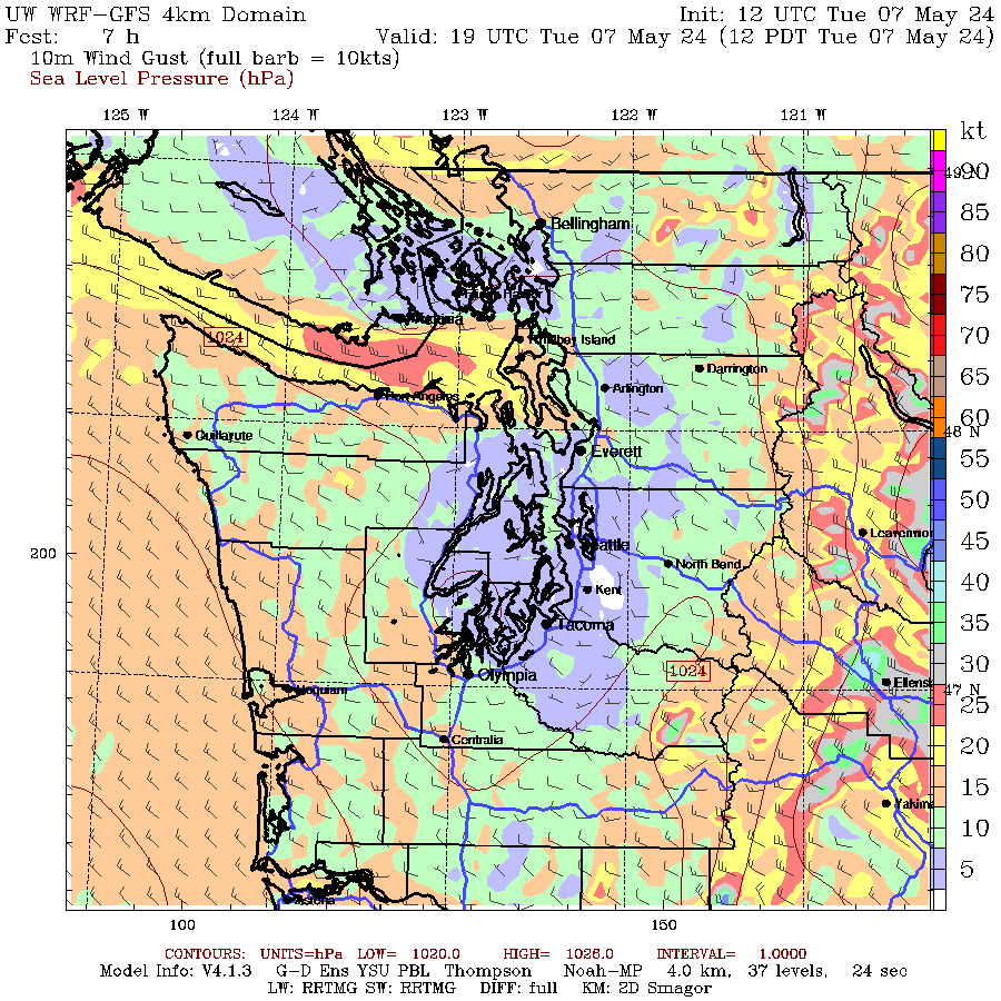 We could see some decent westerlies later this AM/this afternoon. #wawx #whatcomcounty