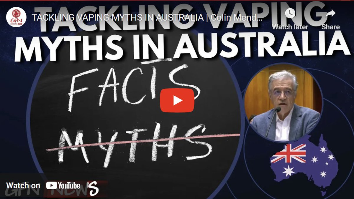 Debunking some of the myths about #vaping My interview via @GFNTV Watch here (6mins) and transcript ⤵️ gfn.tv/vids/gfn-news-…