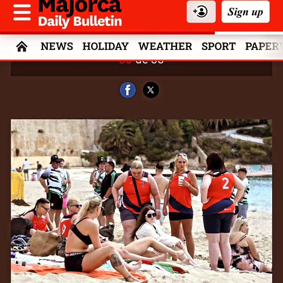 5 mins of Spanish fame! #tondutitans

@majorcabeachrugby 
@majorcadaily 
#beachrugby 
#magaluf
#majorca
#tour