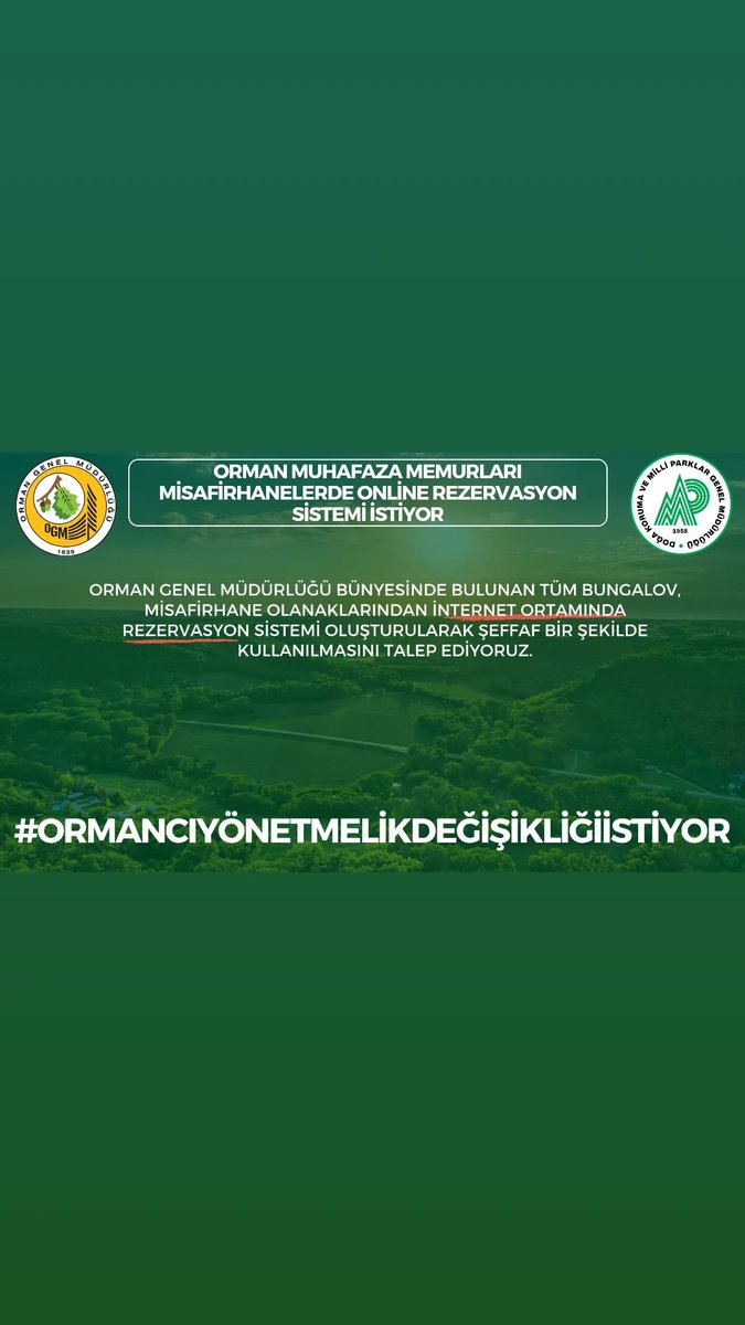 #ormancıyönetmelikdegisikligiistiyor
