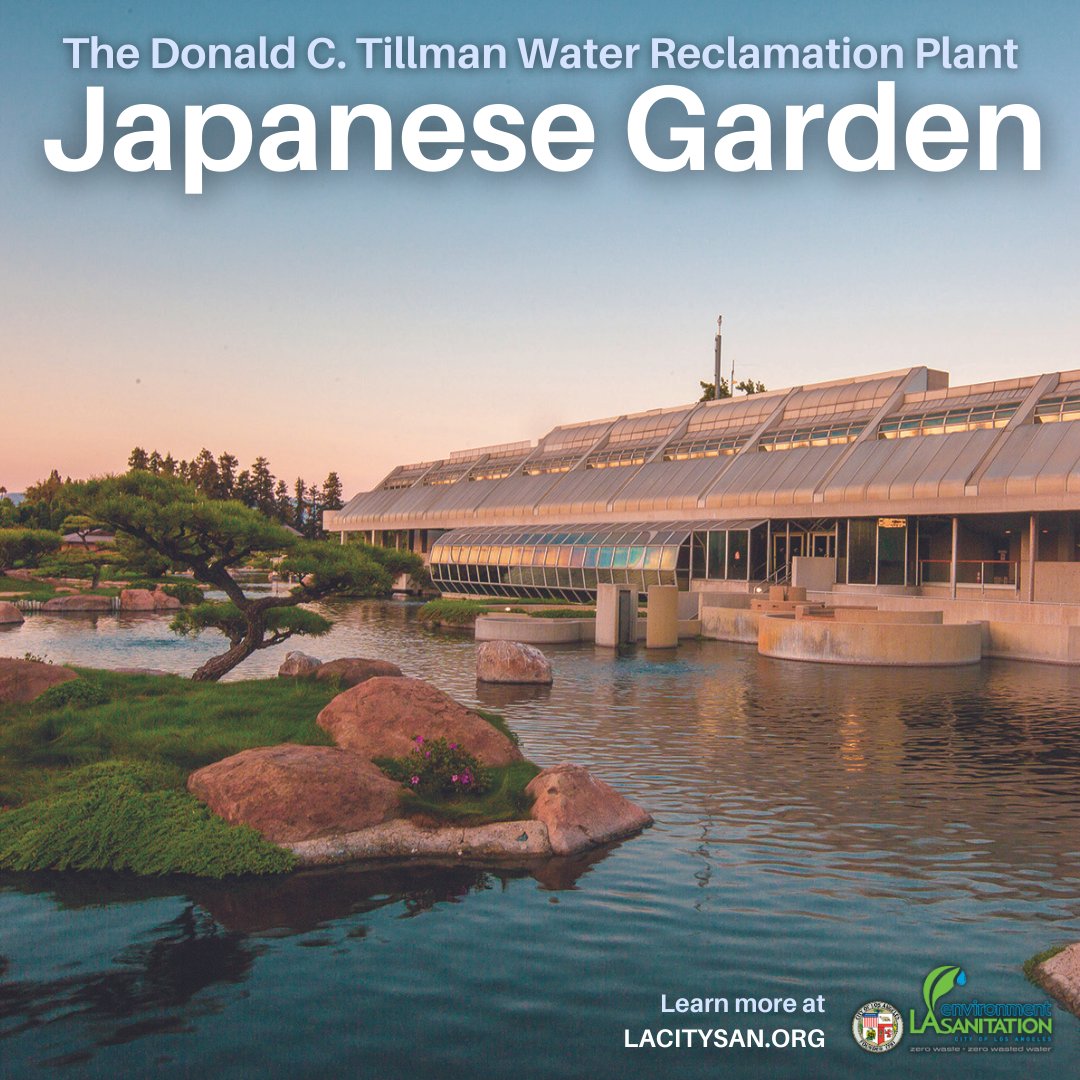 🌳🎌Visit the beautiful Japanese Garden at Donald C. Tillman Water Reclamation Plant today by visiting: thejapanesegarden.com 

Free admission and no reservation. Check website for hours. 

#Sustainability #LASAN #JapaneseGardenLA #losangeles