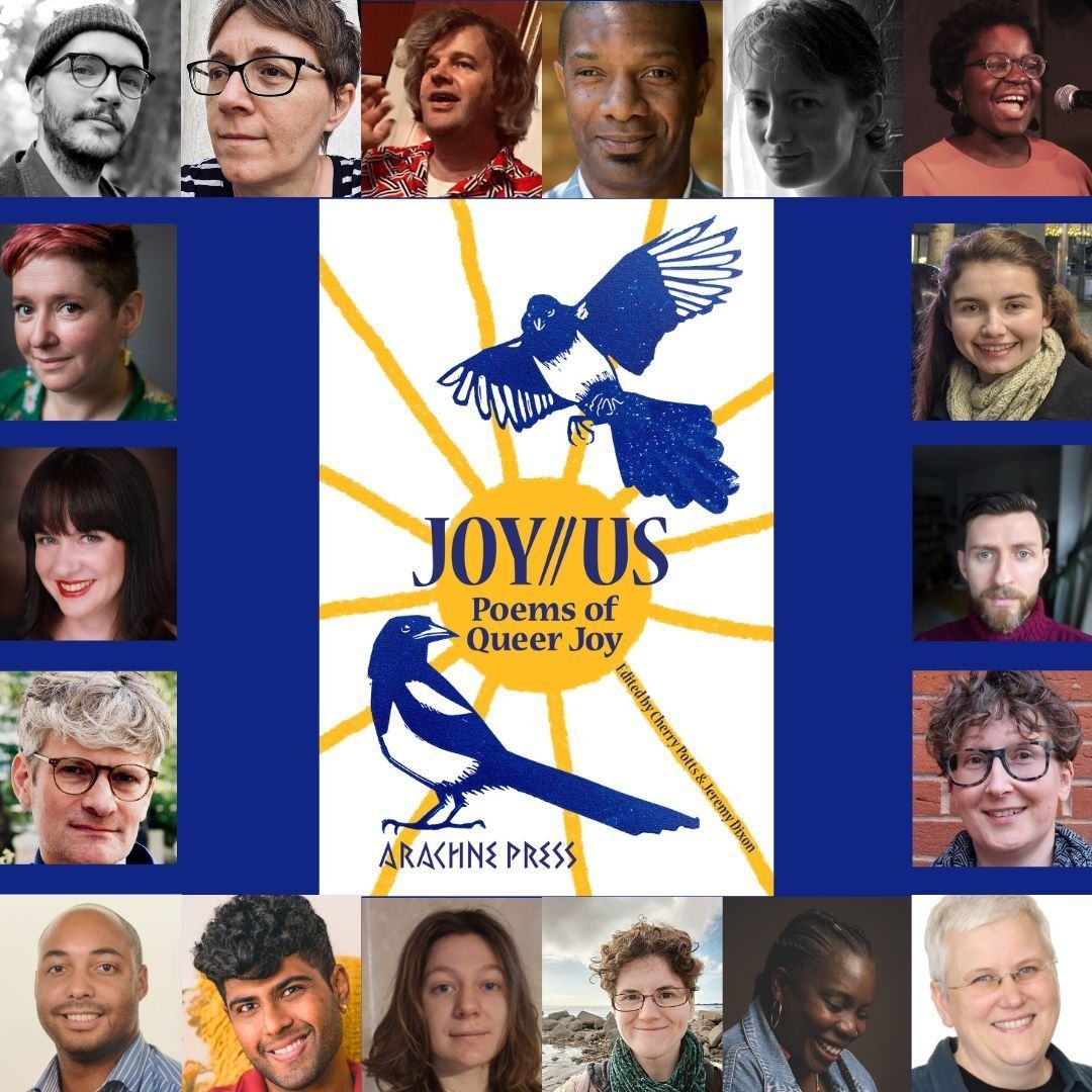Looking forward to taking Joy/Us (@arachnepress) on tour after its online launch on the 17th May. So many great poets and wonderful humans are featured in this anthology and it will be an honour to read alongside them all. Details via link in bio #PoetsLife