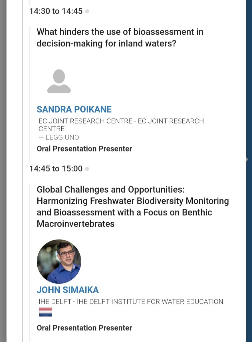 Join us today at the @SILcongress for the Special session on 'Challenges and Opportunities for
Implementation of the Global Freshwater Biomonitoring
Agenda' : at Salão Scendere 04, 2.00 pm
#SIL2024 
@FWBON1