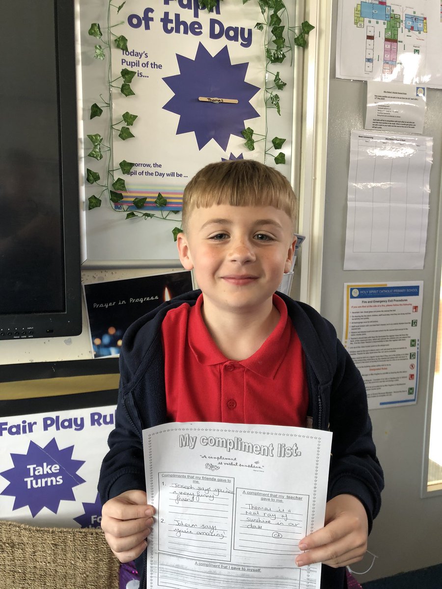 Congratulations to Thomas for being a super pupil of the day today! You really do live out the PAThS values each day! @PATHSEdUK