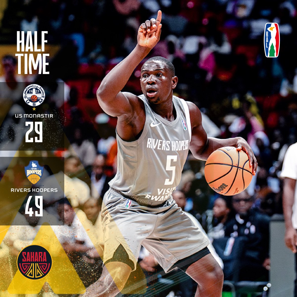 Rivers Hoopers are all about business as they take a substantial 20-point lead heading into the break. #BAL4

Follow all the second-half action on our YouTube channel: youtube.com/watch?v=1DtoDL…