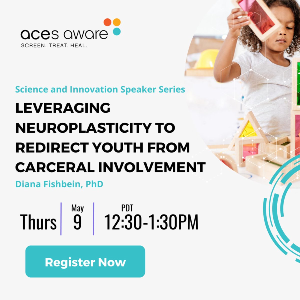 Please join us for the Leveraging Neuroplasticity to Redirect Youth from Carceral Involvement webinar, with Diana Fishbein, PhD. She will discuss how to disrupt an adverse developmental pathway in young people that may lead to incarceration. Register now: bit.ly/44sFspF