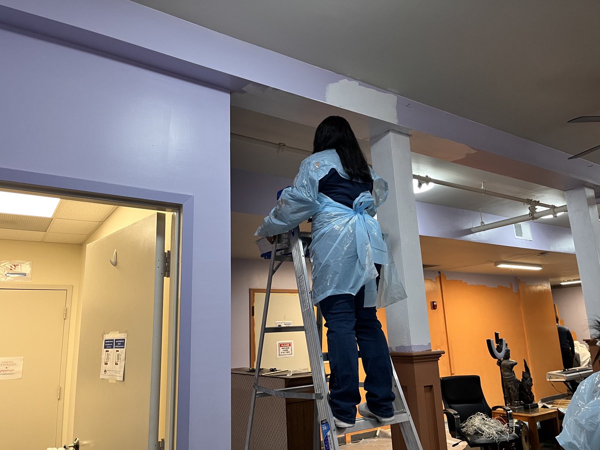 Thanks to UMass Lowell's Day of Giving, UML alumni and students volunteered their time and energy on April 6, 2024 to help CMAA renovate our Youth Space with brighter walls and a more rejuvenating color!

#CMAALowell #YouthServices #UML #UMassLowell #DayOfGiving #LowellMA