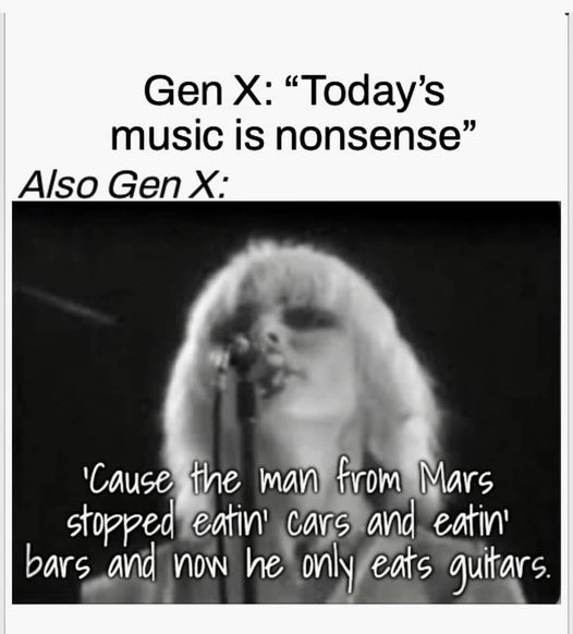 I don't think she falls into the Gen X years, even tho her music was listened to by Gen X