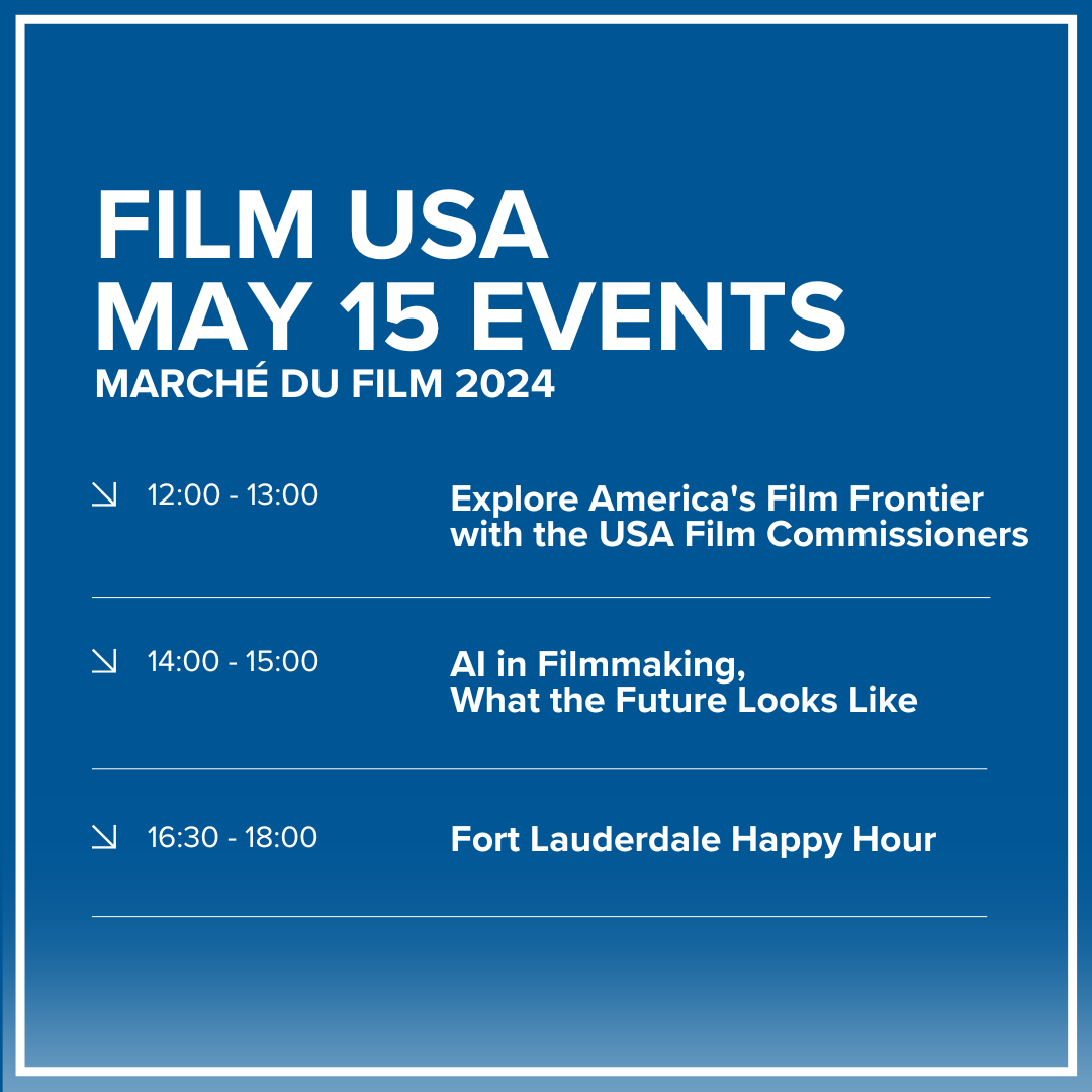 Come explore the frontiers of American film commissions and AI in film. Then sip and stay a while to learn about the robust film incentives of Fort Lauderdale. filmusa.org/event/film-usa…