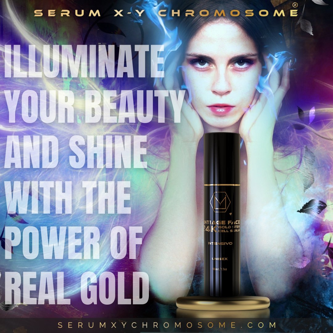Illuminate your beauty with our AntiAge Face 24K Gold Stem Cell Serum. 🌟 Let your skin shine with the brilliance of gold-infused radiance. #IlluminateBeauty #GoldBrilliance #RadiantComplexion #YouthfulGlow #GoldRadiance #EternalBeauty