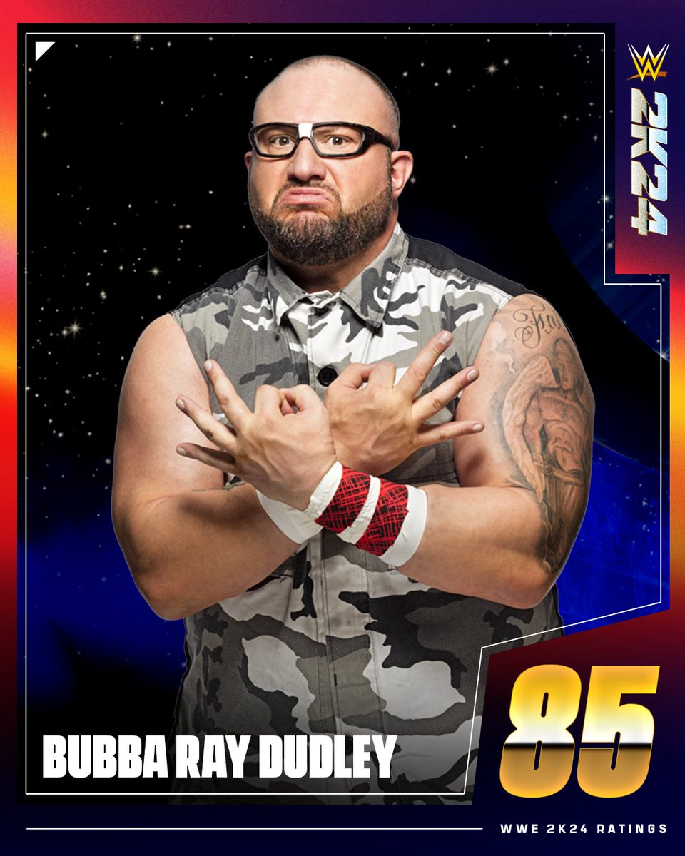 🚨Here is a first look at the Dudley Boyz overall ratings in #WWE2K24!

OH MY BROTHER.....TESTIFY!