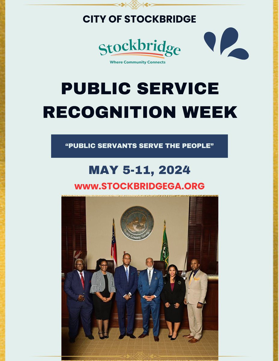 We proudly celebrate Public Service Recognition Week! We are #StockbridgeStrong! 🇺🇸