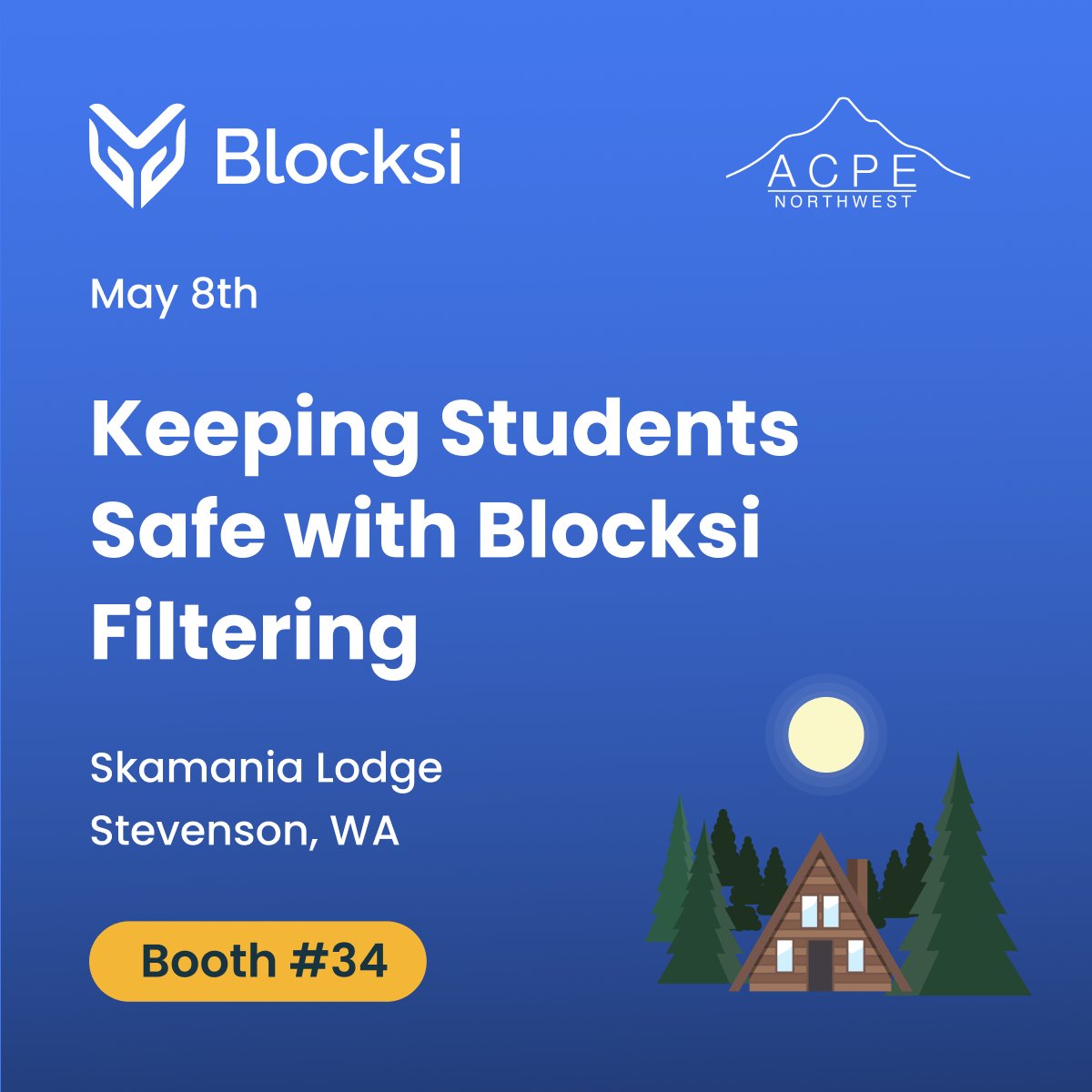 Are you looking for a solution that puts you in control of your district's network? 🚀

Join us at @ACPEnw to discover how Blocksi's content filtering can give you full control of your network. 💻

See you on Wednesday! 👋

#ACPE #edtech #k12 #cybersecurity #Blocksi
