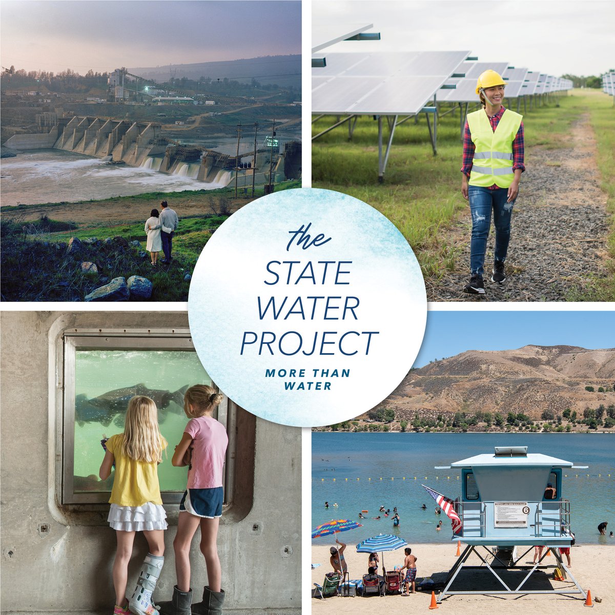 We’re shining some light on the many benefits of one of the biggest and best pieces of infrastructure we have, the #StateWaterProject! From clean energy, to a clean, reliable, & affordable water supply – the SWP is here for you! Learn more at water.ca.gov/-/media/DWR-We…