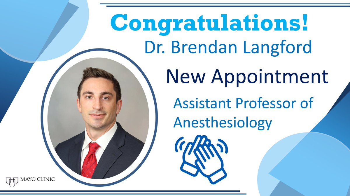 Congratulations on your appointment Dr. Langford!