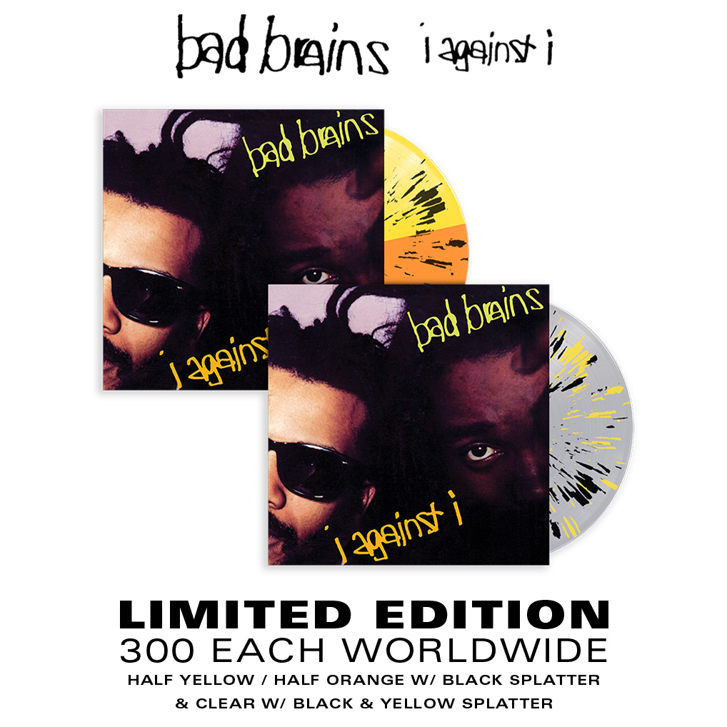 ⚡️ We've got 2 new, exclusive vinyl colorways of BAD BRAINS' hardcore classic 'I Against I.' Limited to 300 each — order yours now! l8r.it/6Tp3