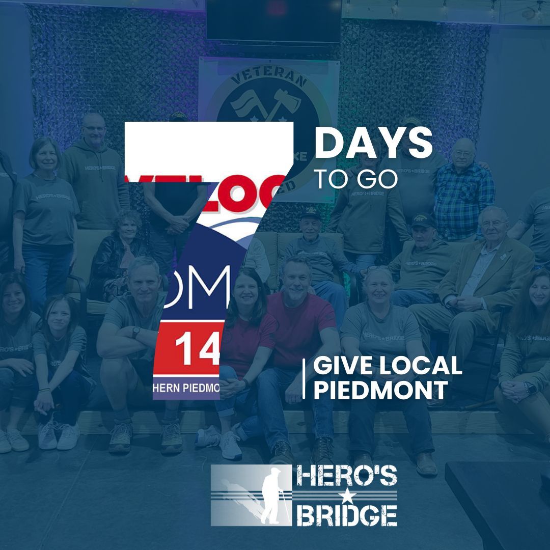 Watch our social media channels to participate in #GiveLocalPiedmont 2024! One week from today! buff.ly/350Gz18