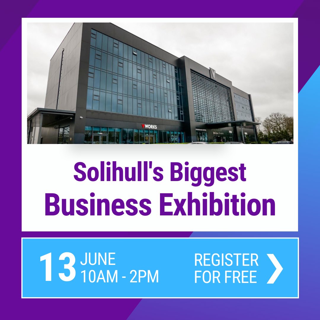 Would you like the opportunity to promote your business services to over 250 businesses from across Solihull and beyond? Call 0845 139 9301 or go to b2bexpos.co.uk/event/solihull… for details on how to book a stand #SolihullExpo