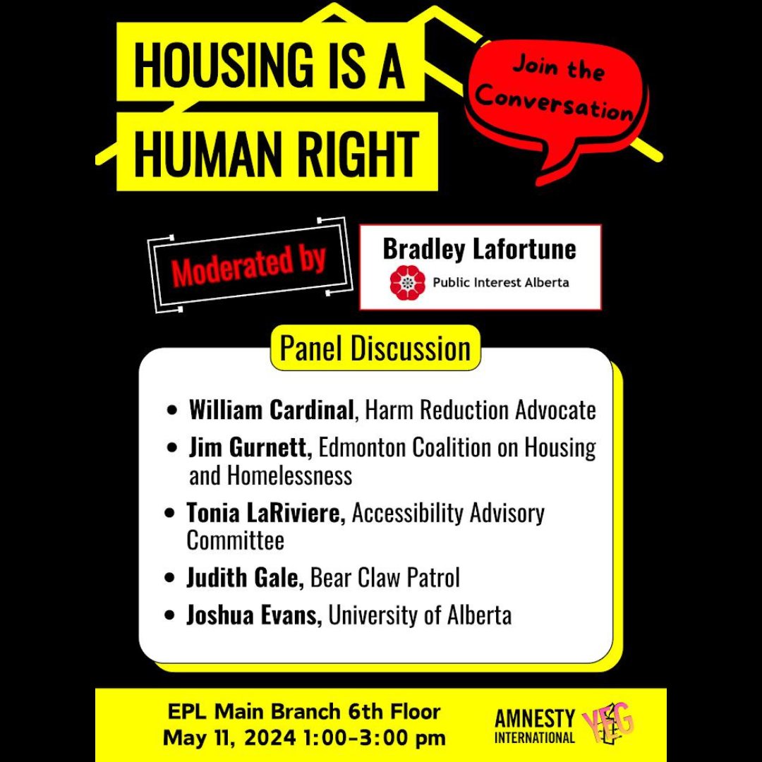 Join us for this incredible event hosted by @AmnestyEdmonton!