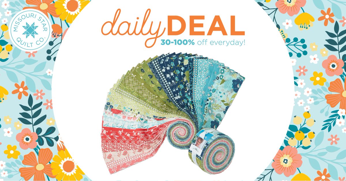 Today’s Daily Deal, Feed My Soul Rolie Polie, pairs whimsical florals and playful geometric prints in teal, aqua, olive green, and strawberry red hues. Every design is bursting with personality and charm. Shop now: bit.ly/3Wr4BPz (Valid 05/08/24 while supplies last)