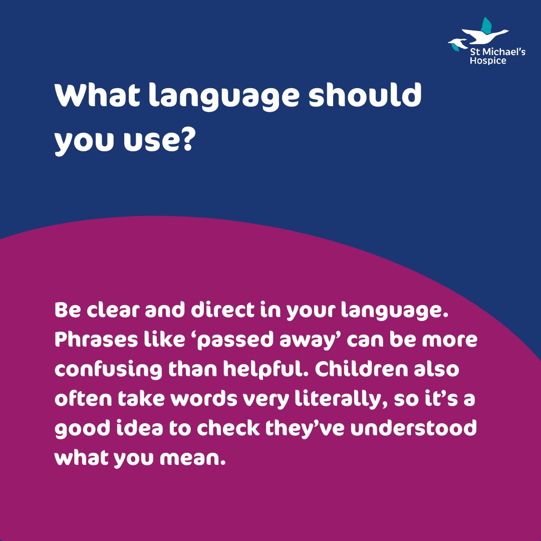 Sadly, we're supporting more families with young children. Talking to children about dying is a delicate conversation, but it's essential for their understanding and emotional well-being. In support of #DyingMattersAwareness, we wanted to share some tips to guide you.