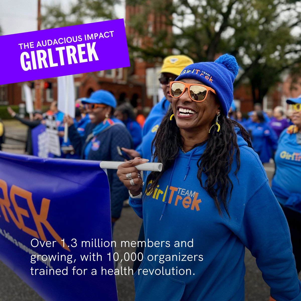 This week, join us to celebrate the six years since @GirlTrek announced their Audacious Project live on the TED stage.

#AudaciousProject