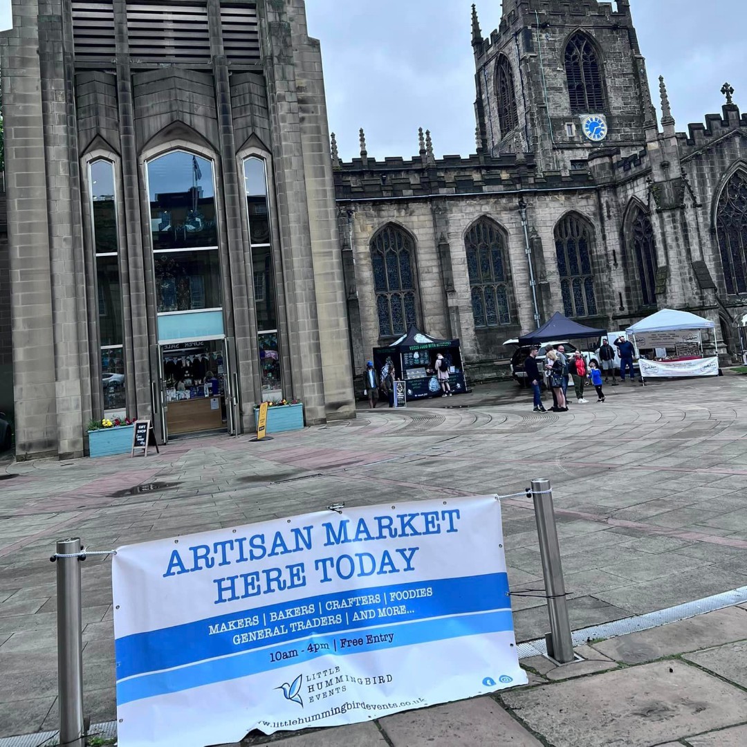 This Saturday our popular Artisan and Makers market returns with an eclectic mix of craft, collectables & vintage. Come along & support #Sheffield's & #SouthYorkshire's talented independent makers sheffieldcathedral.org/whats-on/2024/… @Sheffieldis @indpndntShef @VIBE_Sheffield @SheffieldBID