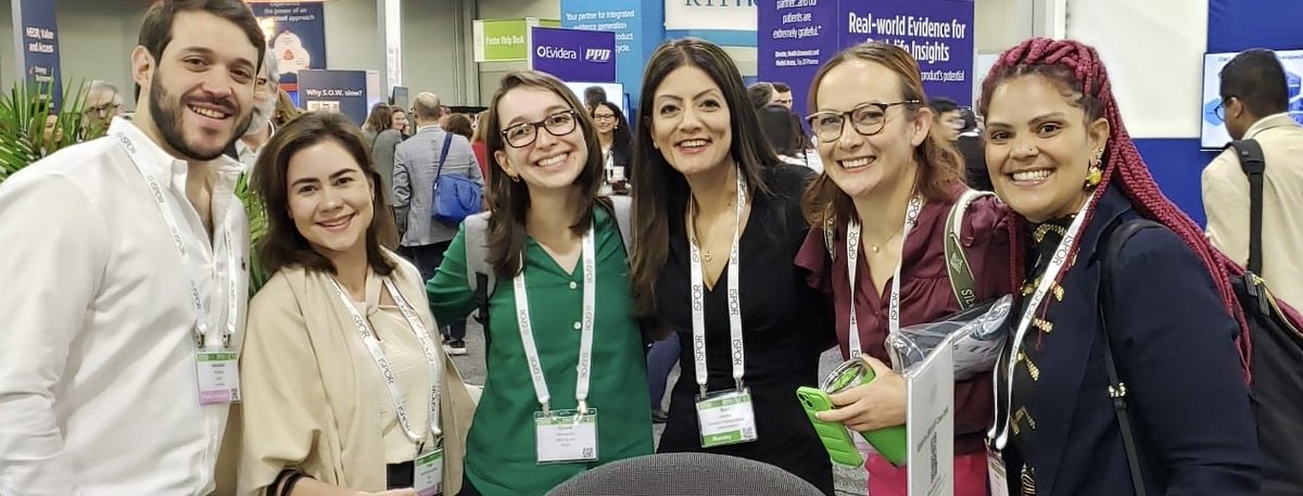 What's your favorite part of #ISPORAnnual? For our V&A team, Suki Kandola, Arabella Stanley, Karen Smoyer, and Kat Hendrix it's connecting and exchanging insights with clients like Merck. #EnvisionPharma