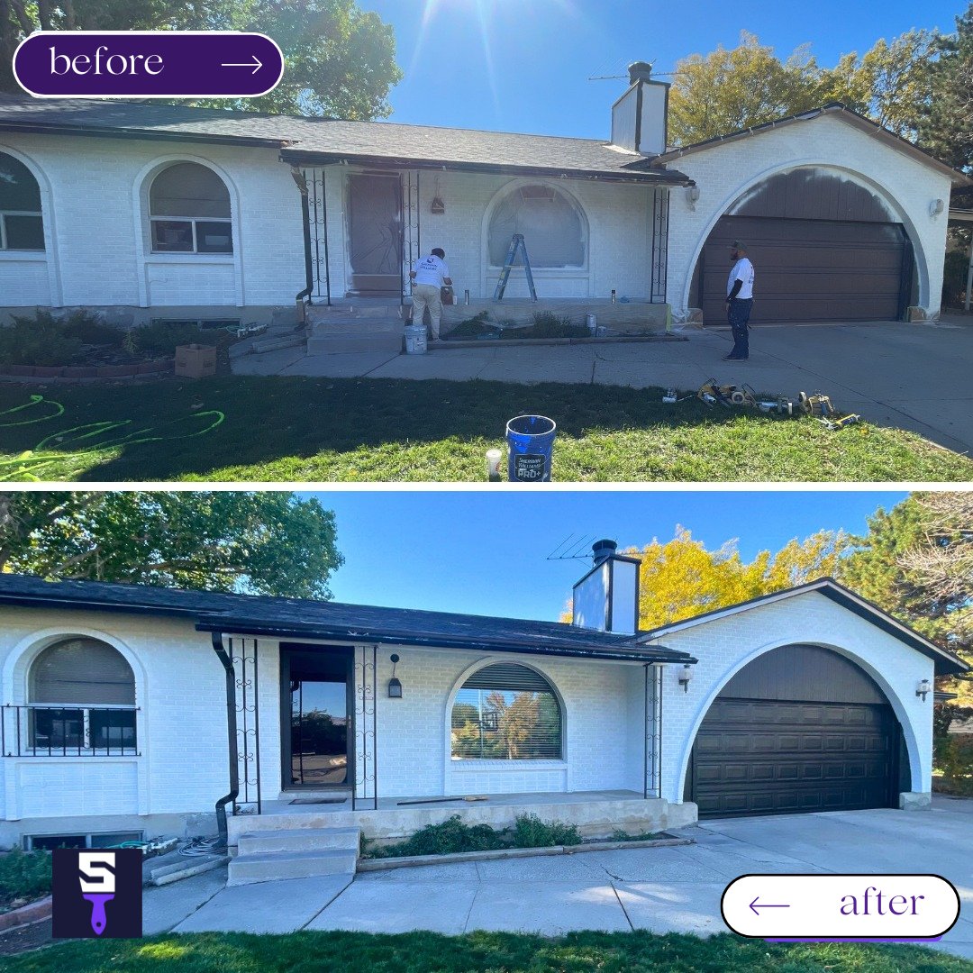 Transforming homes, one coat of paint at a time. Witness the astonishing transformation in our latest exterior painting project. Ready for your home to be next? #TransformationTuesday #ExteriorMakeover #PaintingPerfection