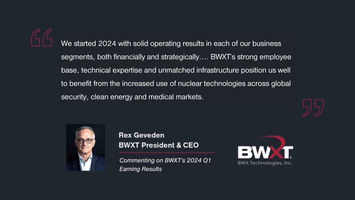 #News: BWX Technologies Reports First-Quarter 2024 Results bwxt.com/news/2024/05/0… #BWXTNews