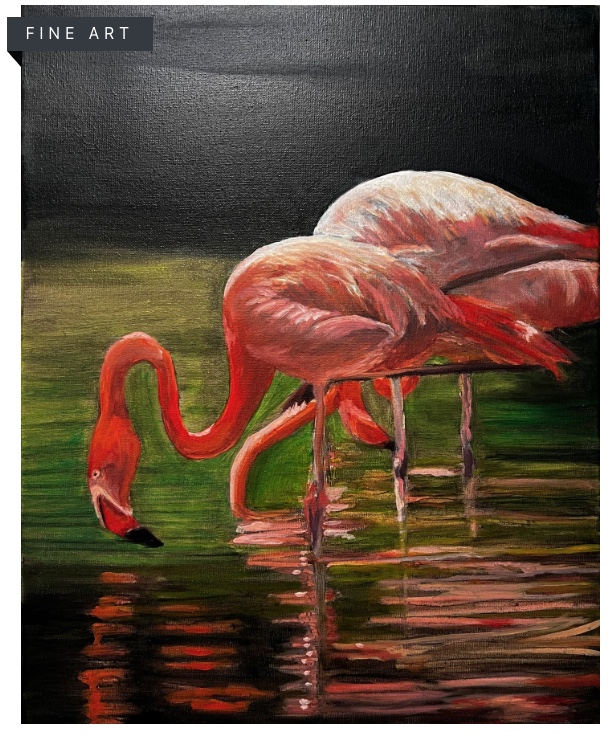The Flamingos by DJ Meyer Art 16x20 original oil on stretched canvas
finnalby.com/.../the-flamin…...
#finnalby #finnalbyfinds #shopfinnalby #djmeyerart #flamingoart #flamingolove #flamingopainting #flamingos #paintingart #paintingartwork #fineartist #oilpaintingoncanvas