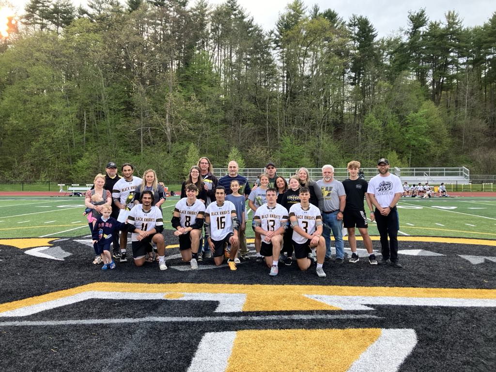 Congratulations to @athletics_wcsd Garrison Calta, Drew Diesel, Sharone Soundararaj, Mason McCombs, and Christian Varelakis on their lacrosse Senior Night.