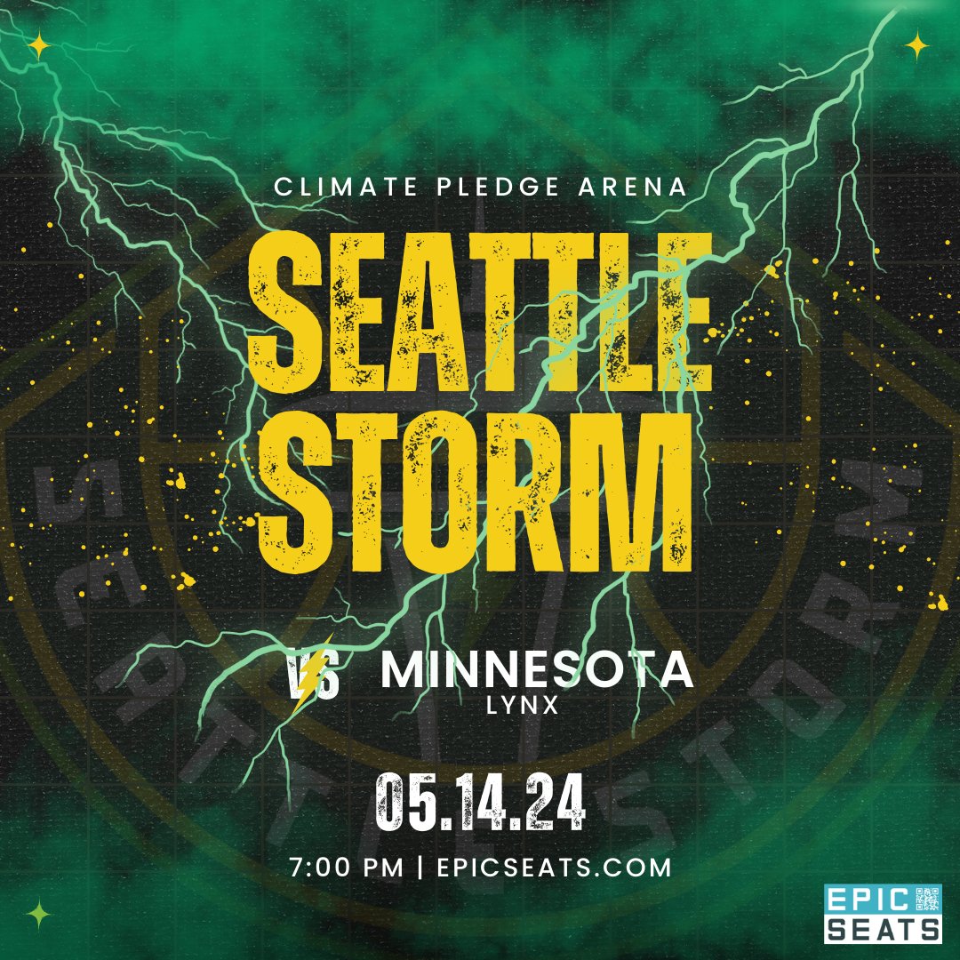 🏀 Seattle Kraken vs Minnesota Lynx showdown on 5/14!
#SeattleStorm #WNBA  #TAKECOVER #STORMISCOMING