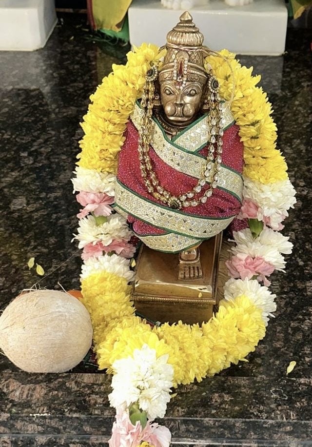 Lord Hanuman Alankaram After Today’s Abhishekam 🙏🙏🙏