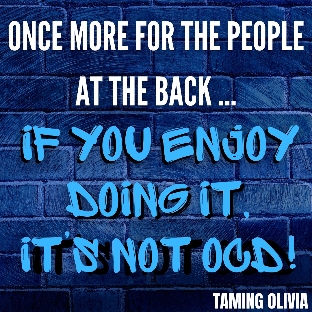 No it isn't! #tamingolivia #ocd #recovery #stigma #misconception