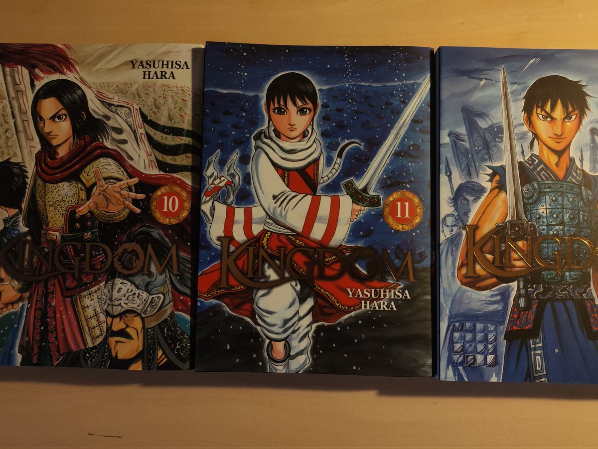 Énorme merci à <a href="/MangaboFR/">MangaboFR</a> qui m'offre les 12 premier tomes de kingdom ( je vais me mettre bien) et à <a href="/0nePieceNews_/">One Piece News</a>  qui a organisé le giveaway !