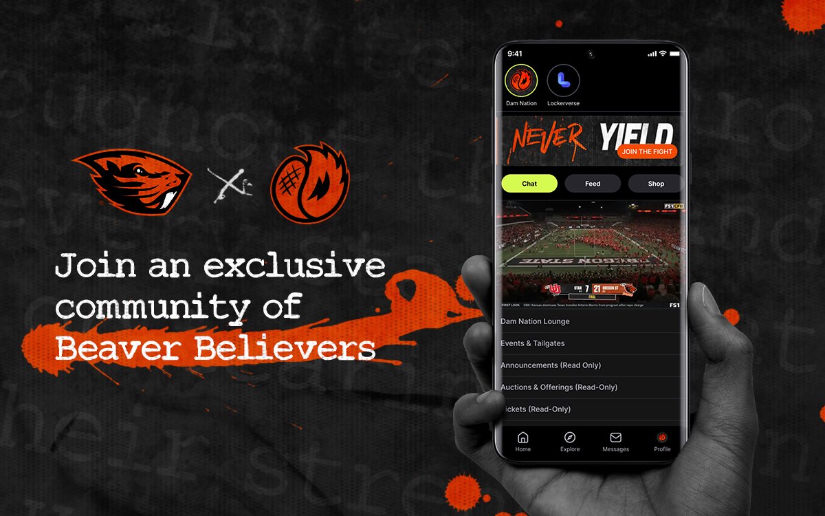 🦫😎Beaver Nation, we are excited to announce our brand new, all-encompassing app with @Lockerverse! Our mission to provide exclusive behind-the-scenes content, more access to @BeaverAthletics than ever before, and transparency, starts now. Sign up now - bit.ly/damnationlocke…
