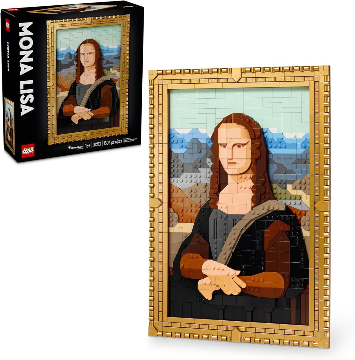 Who built the lego Mona Lisa?