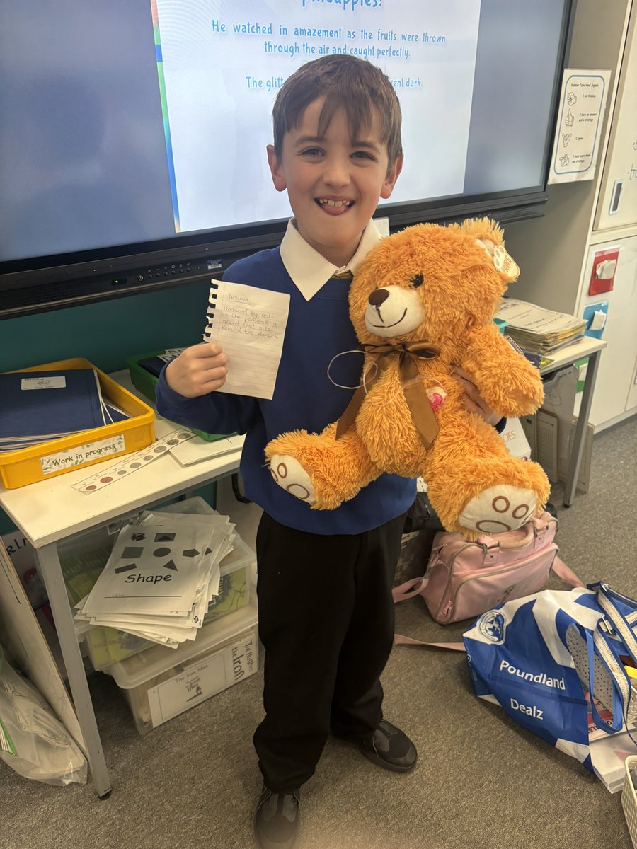 Another fantastic day with Whatriggs Primary School. Well Done Joshua for researching where insulin is produced and sharing with your class 💙💙