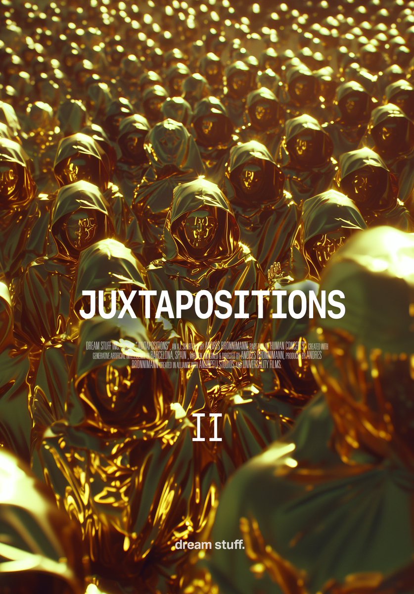 OFFICIAL POSTER of “JUXTAPOSITIONS”. 
Film 2 of HUMAN CONCEPTS.
COMING SOON.

LOG-LINE:
A visual odyssey across the stark contrasts of economic inequality and the global system driving forced human migration.

#humanconcepts #juxtapositions #poster #filmposter #aifilm #aiseries