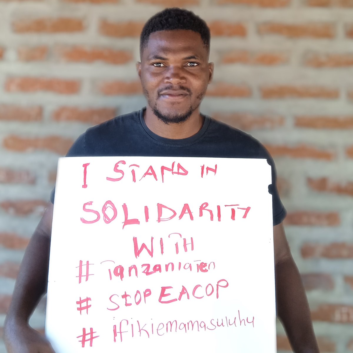 @ongeziwe_symon, a young faith leader from Malaw, says, 'After hearing what our siblings are going through in Tanzania, I have decided to join the entire world in solidarity with them.' #tanzaniaten #ifikiemamasuluhu #stopeacop @GreenFaith_Afr Thank you, Symon!