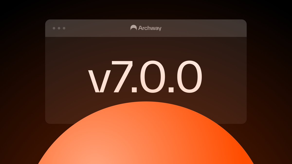 We're thrilled to announce the Archway v7 release, our biggest update yet! This release includes 4️⃣ new modules, expanding our protocol to cover a wider range of features and use cases, empowering developers like never before. Let's dive into the details ⬇️