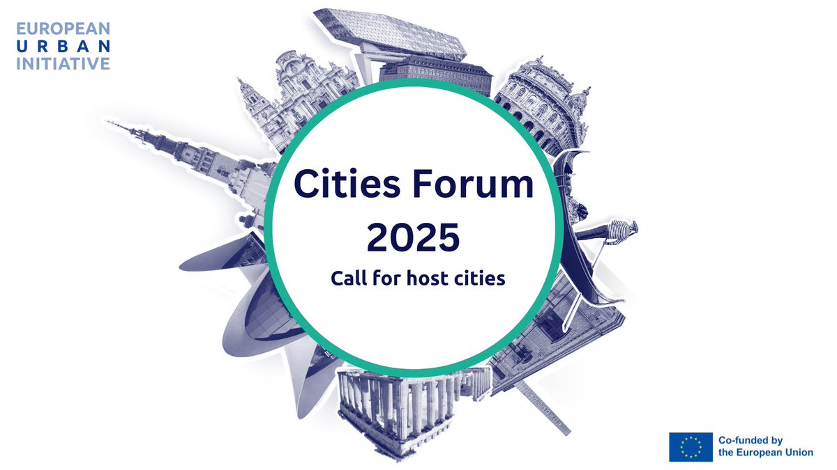 ⏰ Last chance to apply to become the host for #CitiesForum 2025. This @EUinmyRegion event focuses on EU Cohesion Policy & initiatives for sustainable urban development. ✍🏽 Need support? Check out our FAQ or get in touch. urban-initiative.eu/news/are-you-n…