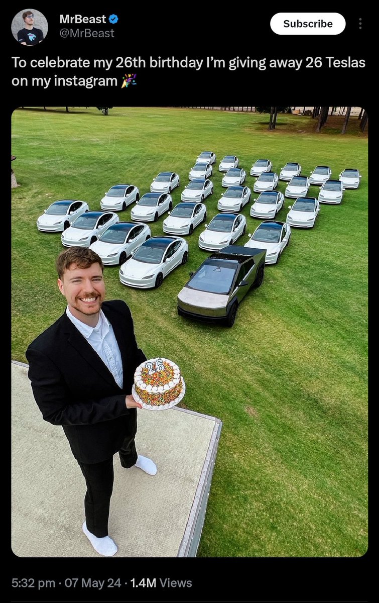 Your I'm talking to u🫵

See your mate dey dash out 26 Tesla cars on his birthday, 

But u on your birthday na soso account details u go dey drop make I bless ur aza

U better double ur hustle 😂😂😂
$SHC